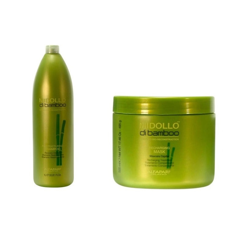 Alfaparf Midollo Di Bambu Kit Champú y Mascarilla