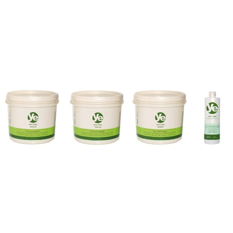 Kit Yellow 3 Relaxamento De Sódio + 1 Shampoo Neutralizante