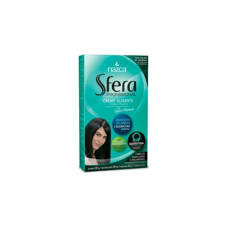 Kit De Creme Alisante Tioglicolato De Argan E Queratina
