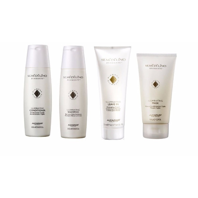 Kit Alfaparf Shampoo Condicionador Máscara & Leave In