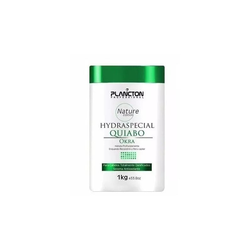 Máscara De Hidratacão Hydra Special Quiabo Plancton 1kg