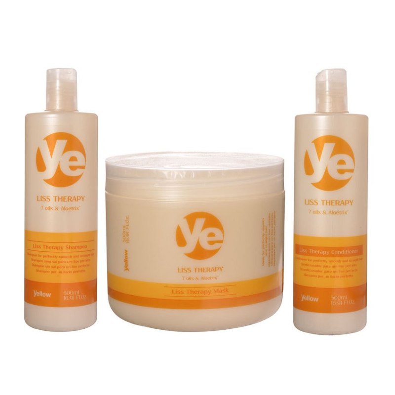 Kit Yellow Liss Therapy Shampoo + Condicionador + Máscara