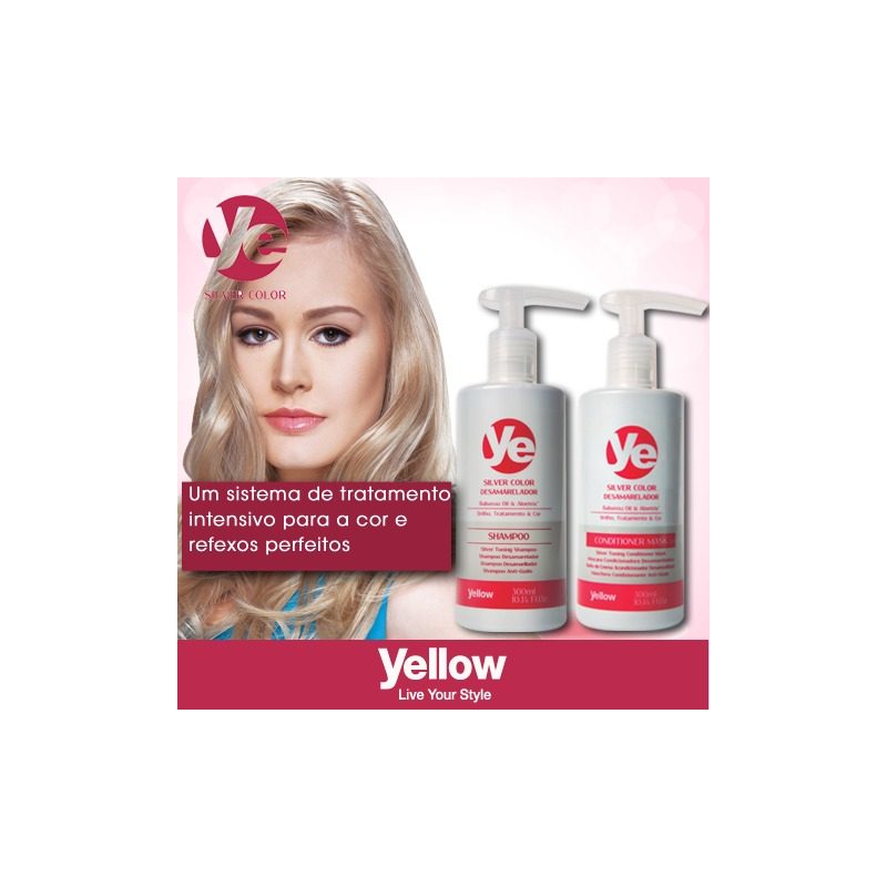 Kit Silver Color Da Yellow Shampoo+máscara Condicionadora
