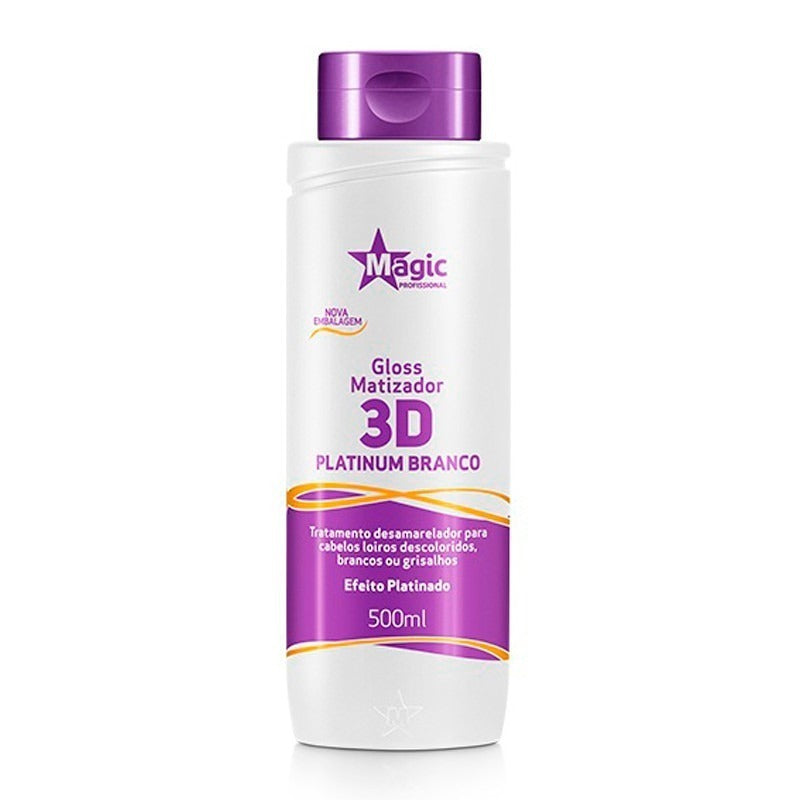 Magic Color Gloss Matizador Platinum Branco 500ml Original