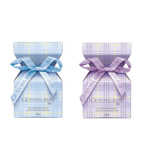 Kit Deo Colônia Giovanna Baby Blue E Lilac De 50ml Cada Uma